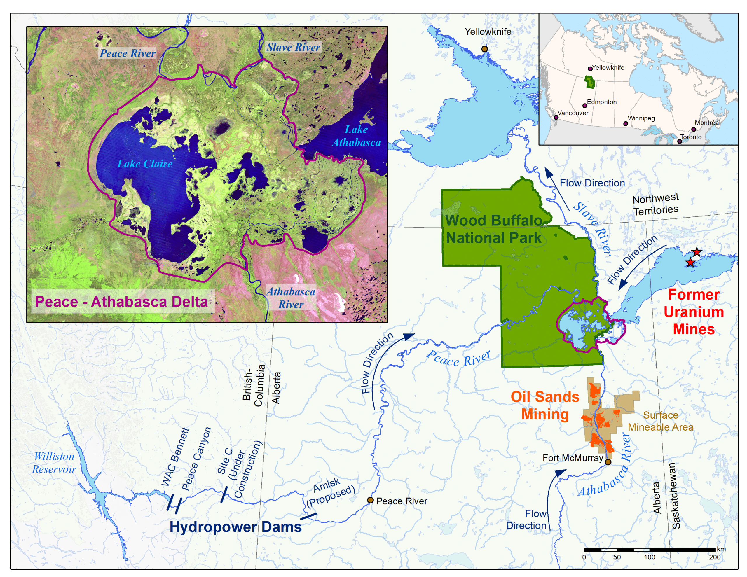 Wood Buffalo Alberta Map Wood Buffalo National Park | Cpaws Northern Alberta