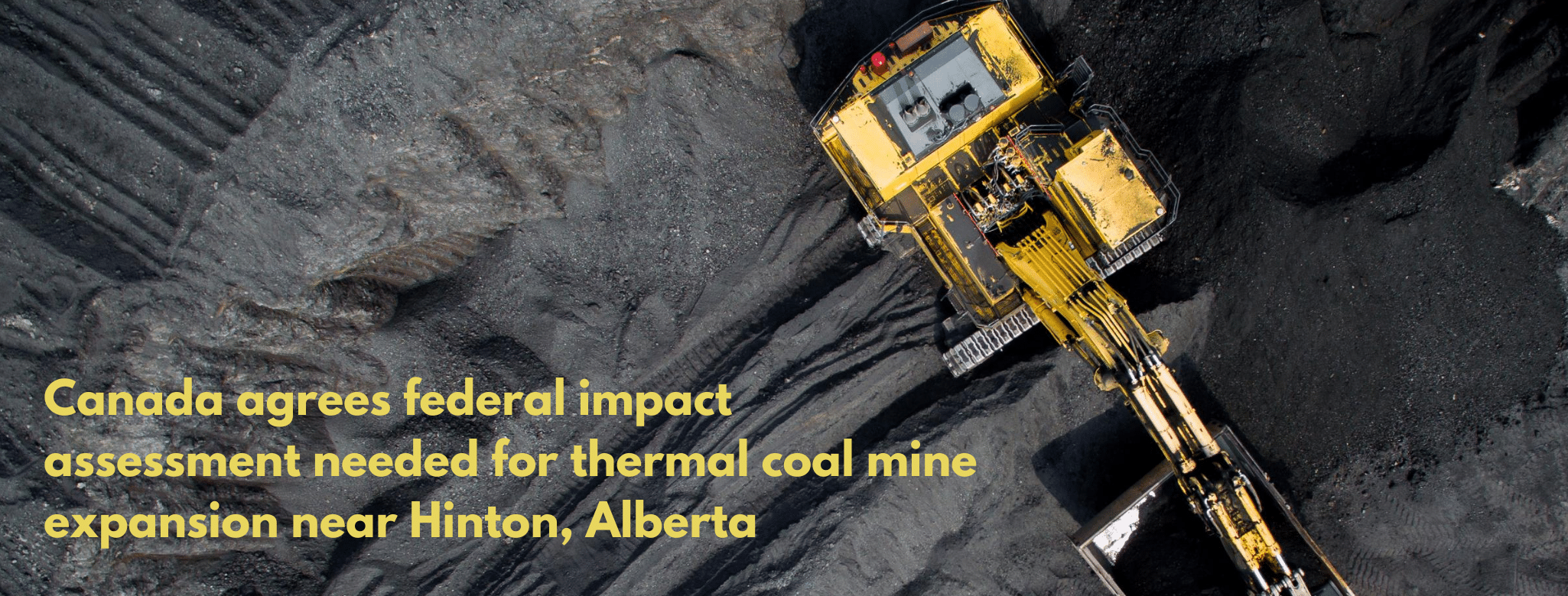 Copy of Canada agrees federal impact assessment needed for thermal coal mine in Alberta