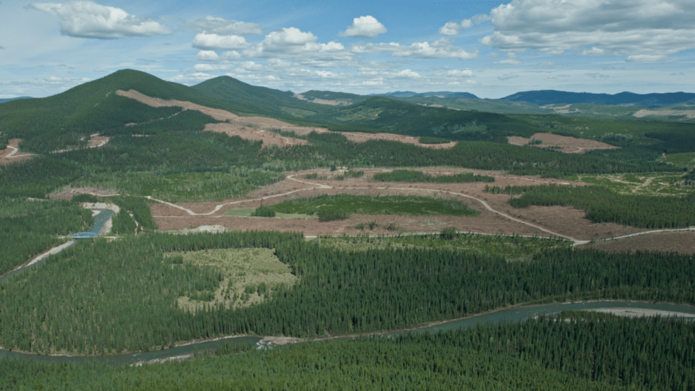 Damage done in West Country Region, Blackstone Mine. Flyover 2021