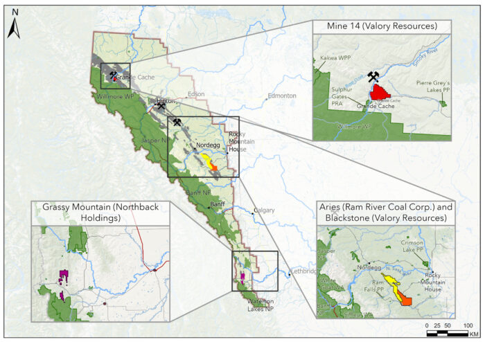 Three projects of special concern: the Aries Mine, Grassy Mountain and Mine 14. All of which have been met with public concern surrounding Alberta's lack of a renewed Coal Policy and its announced Coal Industry Modernization Initiative.
